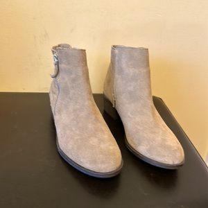 Kelsie Granger suede leather booties